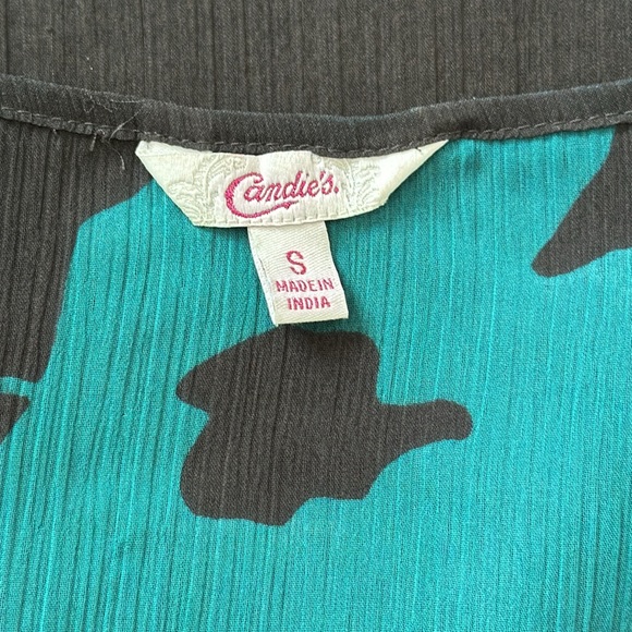 CANDIE’S Sheer Floral Tank - Picture 6 of 7